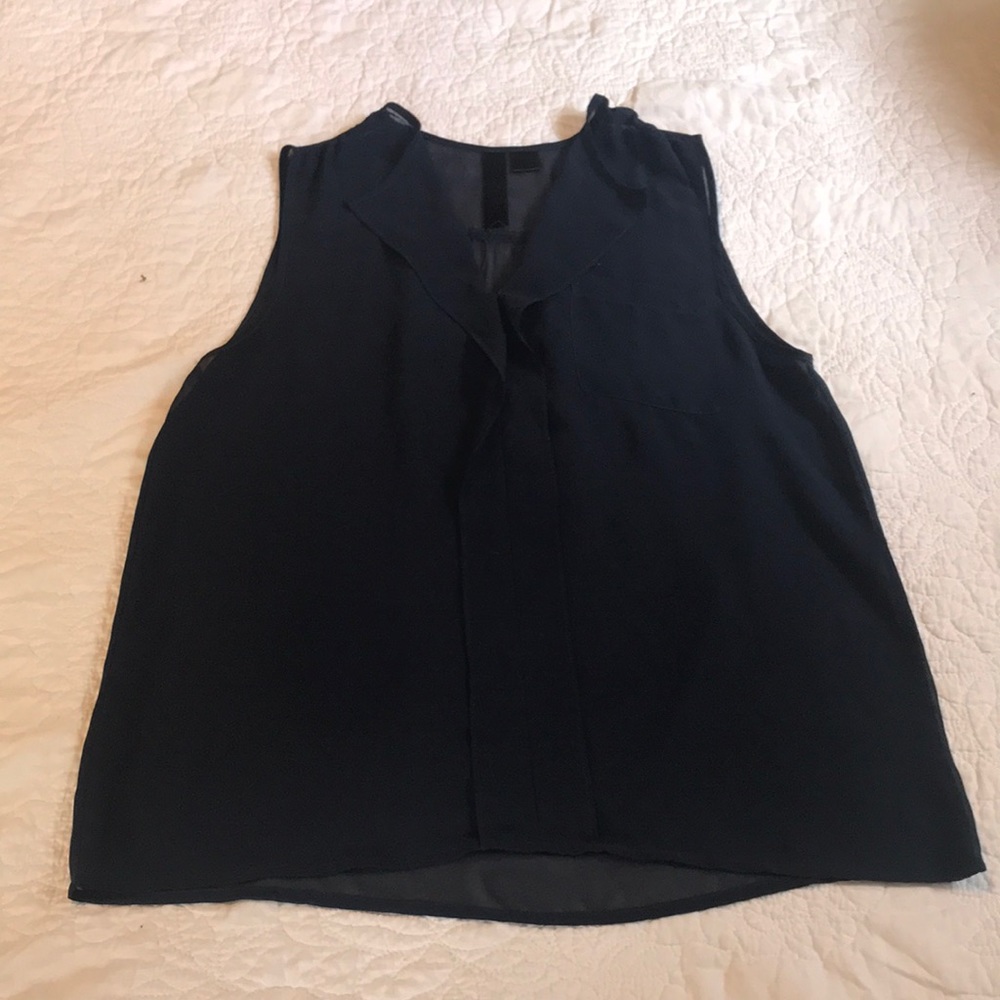 Sheer Sleevless Top
